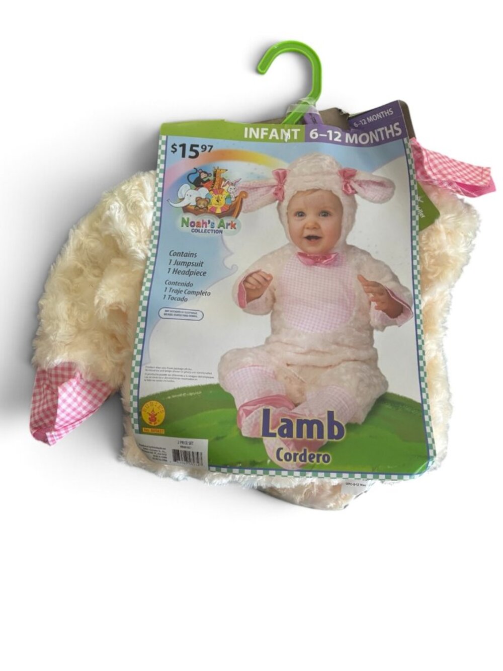 Infant Lamb Costume 6-12 Months Noah’s Ark Collection Halloween Dress-Up